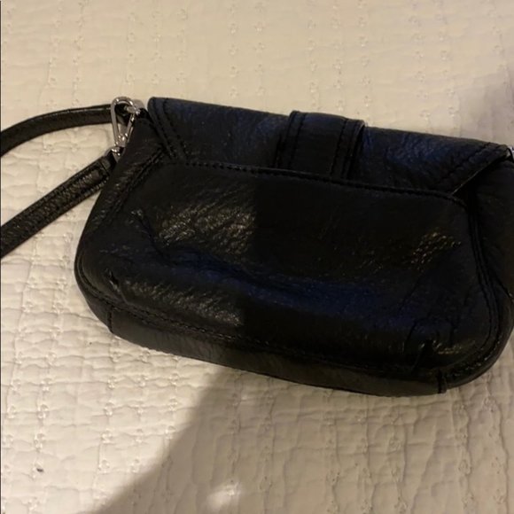 Michael Kors Women Black Leather Mini Clutch Bag - Picture 3 of 3